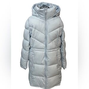 Parka Calvin Klein light gray coat size L